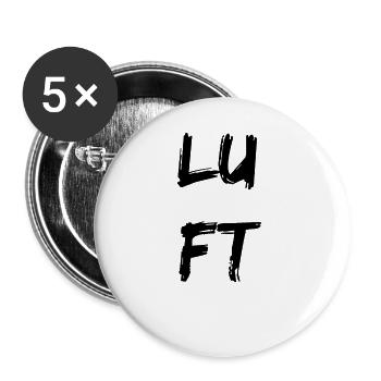 AIR Character Squares - Buttons small 1''/25 mm (5-pack) - white - Front