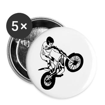 Trial - Buttons small 1''/25 mm (5-pack) - white - Front