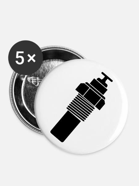 Flüssigkeit temperatursensor - Buttons klein 25 mm (5er Pack) - Weiß