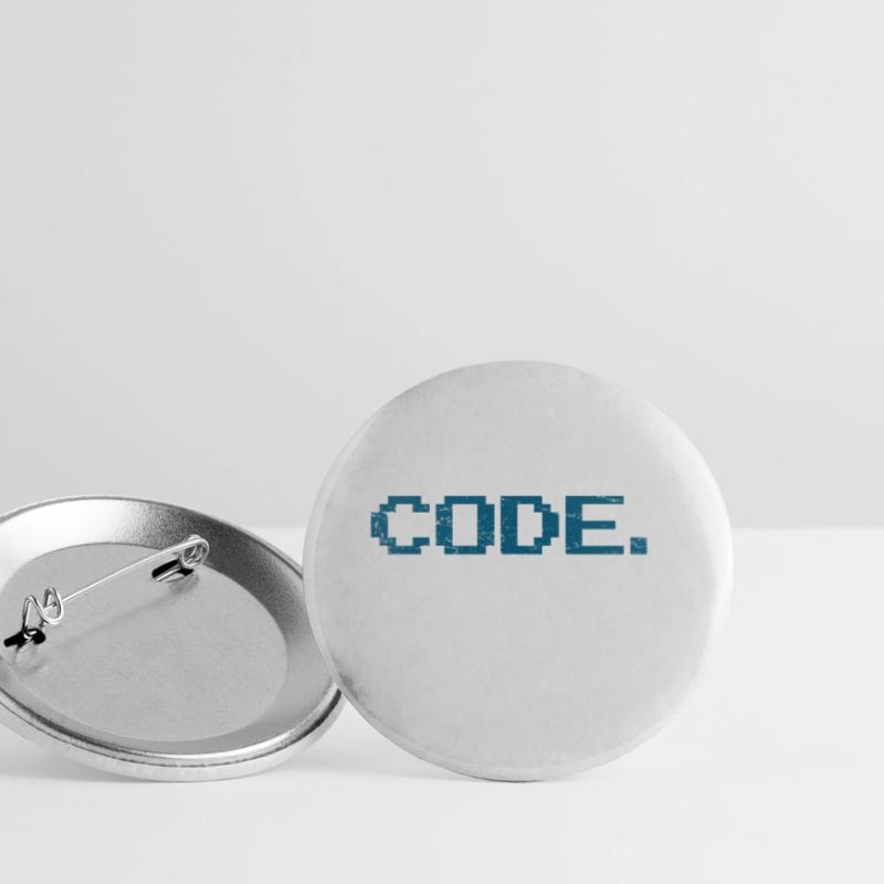 Programmieren Coden Informatik Buttons klein 25 mm (5er Pack)