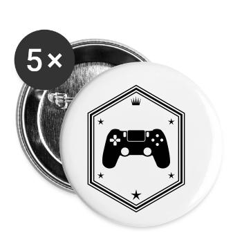 controller gamer - Buttons small 1''/25 mm (5-pack) - white - Front