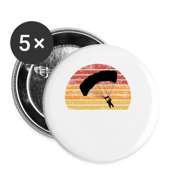 End of the comfort zone Jump Parachute - Buttons small 1''/25 mm (5-pack) - white - Front