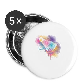 Racket Ball Sport Colorful Badminton Badminton Badminton - Buttons small 1''/25 mm (5-pack) - white - Front