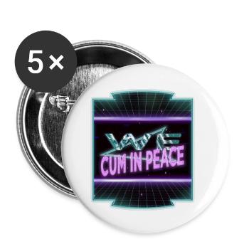 birthday geek birthday gift humor social justice - Buttons small 1''/25 mm (5-pack) - white - Front