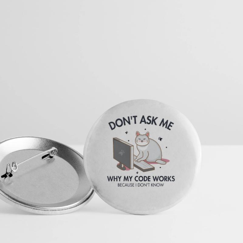 Don't ask me why my Code Works Coder Software Buttons small 1''/25 mm (5-pack)