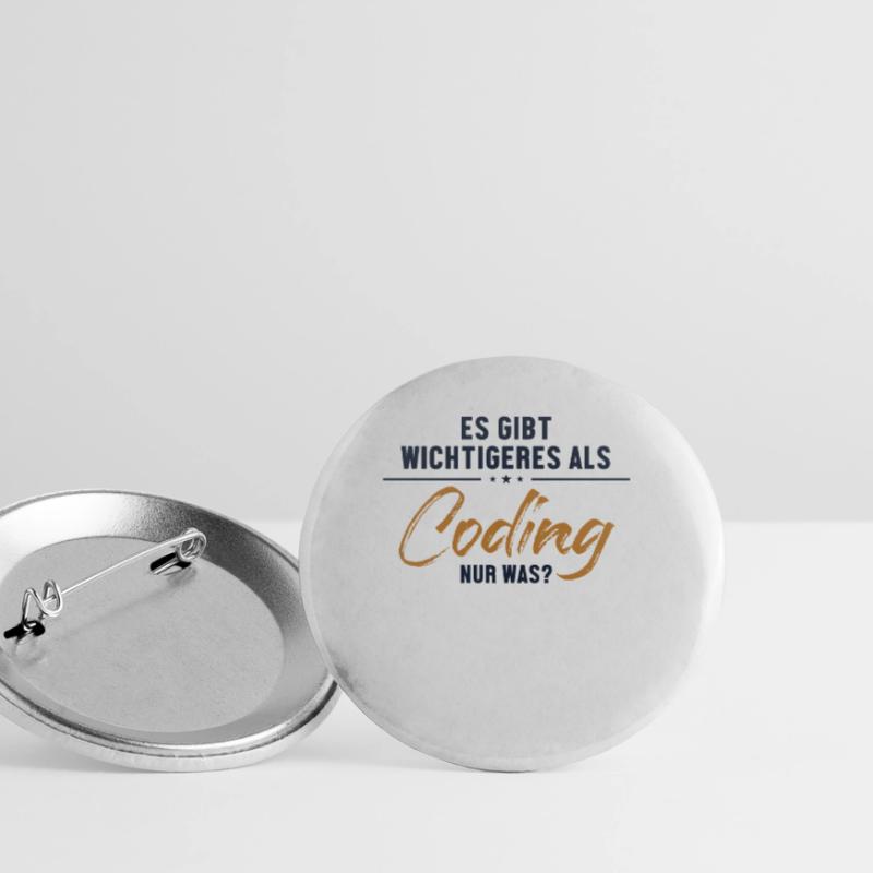 Wichtigeres als Coding Engineer Coder Software Buttons small 1''/25 mm (5-pack)