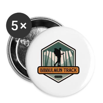 Bibbulmun Track - Australien - Buttons klein 25 mm (5er Pack) - Weiß - Vorne