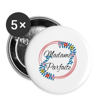 perfect madam - Buttons small 1''/25 mm (5-pack) - white - Front