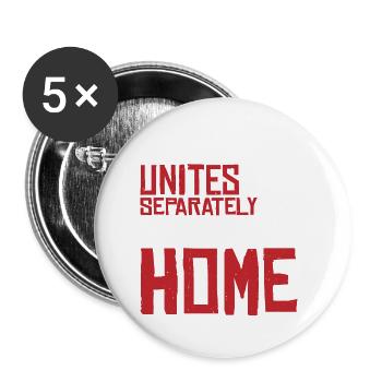 Introverts Unites Separately In Your Own Home 3 - Buttons small 1''/25 mm (5-pack) - white - Front