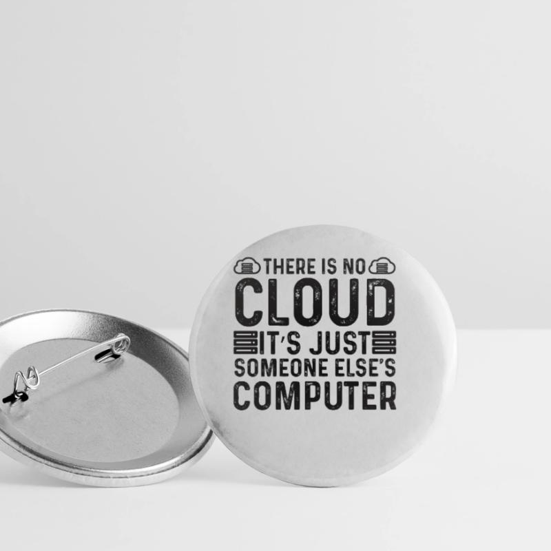 Cloud Programmierer Informatiker IoT Cybersecurity Buttons klein 25 mm (5er Pack)