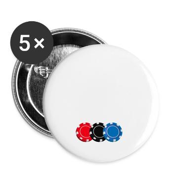 You Keep Looking At My Boobs And I Keep Taking You - Buttons klein 25 mm (5er Pack) - Weiß - Vorne