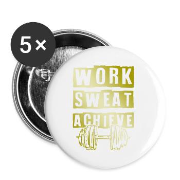 truth in love bible - Buttons small 1''/25 mm (5-pack) - white - Front