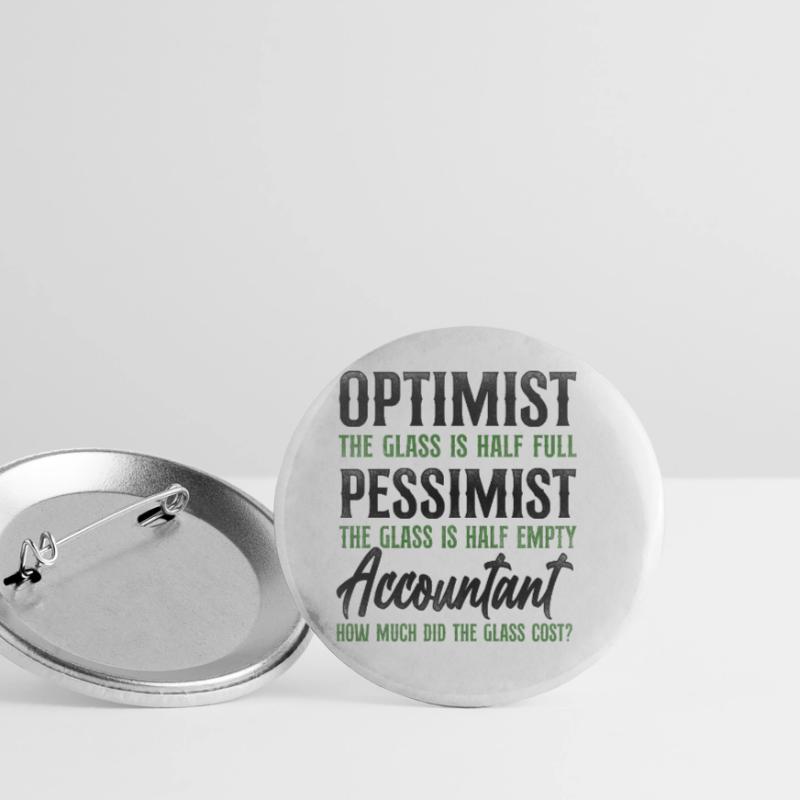 Comptable Comptable Comptable Comptabilité Lot de 5 petits badges (25 mm)