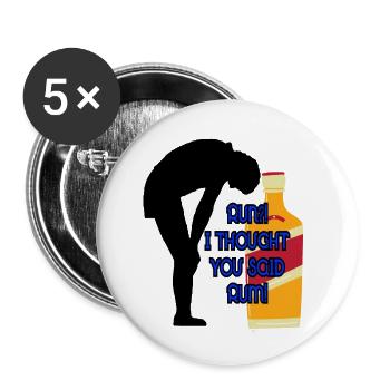running - Buttons small 1''/25 mm (5-pack) - white - Front