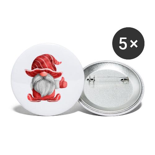 CHRISTMAS - Buttons klein 25 mm (5er Pack)
