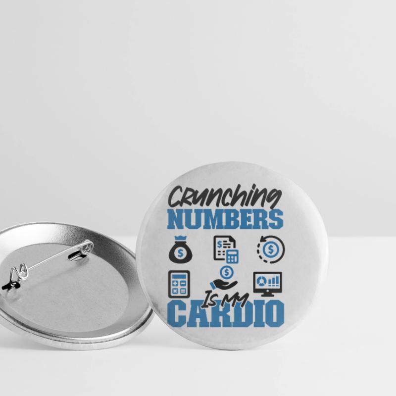 Comptable Comptable Comptable Lot de 5 petits badges (25 mm)