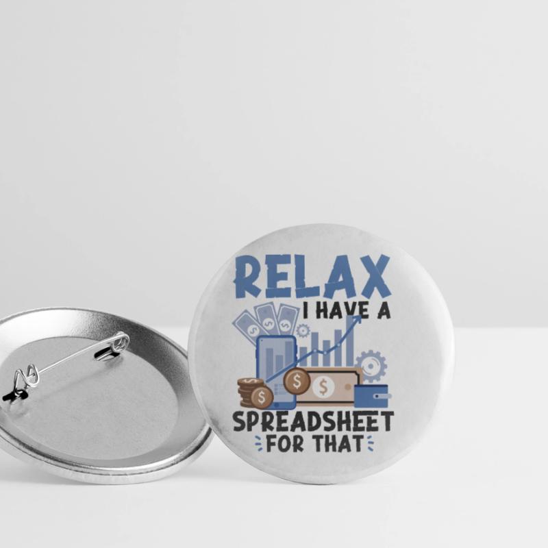 Comptable Comptable Comptable Lot de 5 petits badges (25 mm)