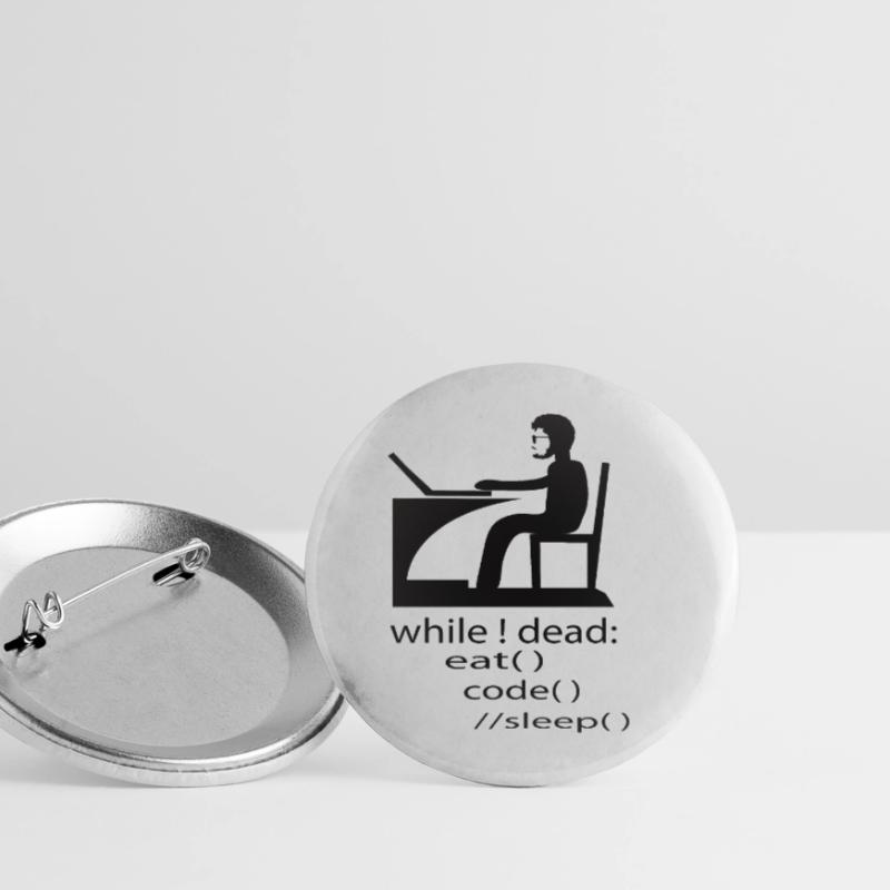 Softwareentwickler Programmierer Geschenk Buttons klein 25 mm (5er Pack)