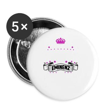 Brandmeisterin T Fun Spruch Motiv Brandmeisterin - Buttons klein 25 mm (5er Pack) - Weiß - Vorne