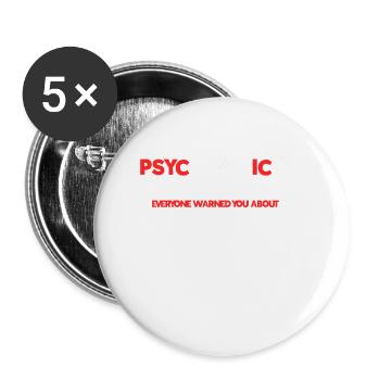 Locksmith Lock Picking Employee Locksmith - Buttons small 1''/25 mm (5-pack) - white - Front