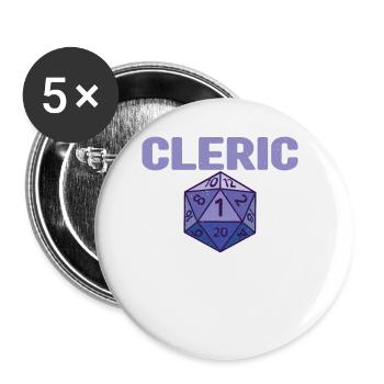Pen and Paper Für RPG Gaming Vater - Buttons klein 25 mm (5er Pack) - Weiß - Vorne