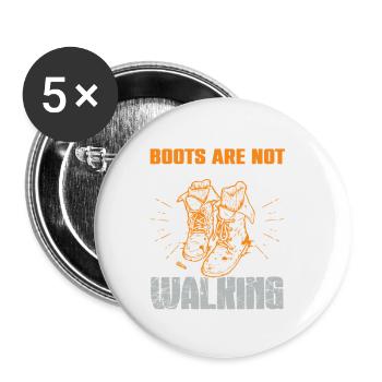 Motorcycle Boots Biker - Buttons small 1''/25 mm (5-pack) - white - Front