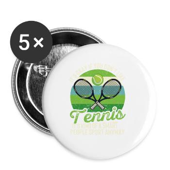 Funny Player-Coach-Fan Joke It's okay - Buttons small 1''/25 mm (5-pack) - white - Front