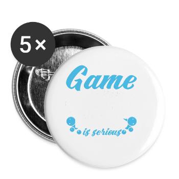 Fabrication de savon Cadeau Fabricant de savon maison - Lot de 5 petits badges (25 mm) - blanc - Devant