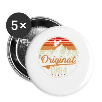 Original 1994 - Buttons small 1''/25 mm (5-pack) - white - Front