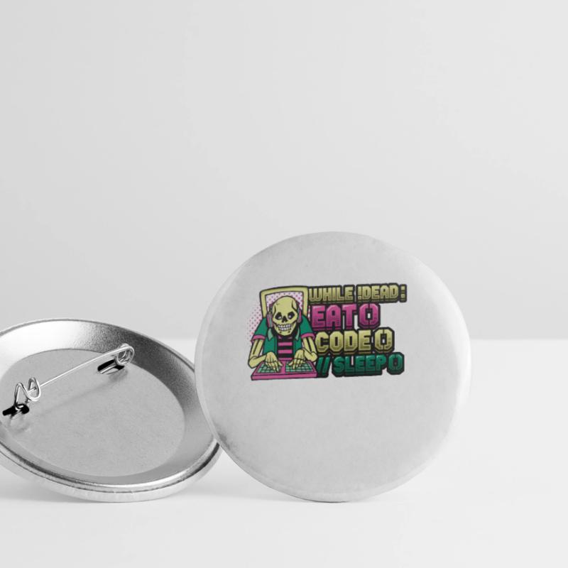 Programmer,Computer Programmer,Joke Buttons small 1''/25 mm (5-pack)