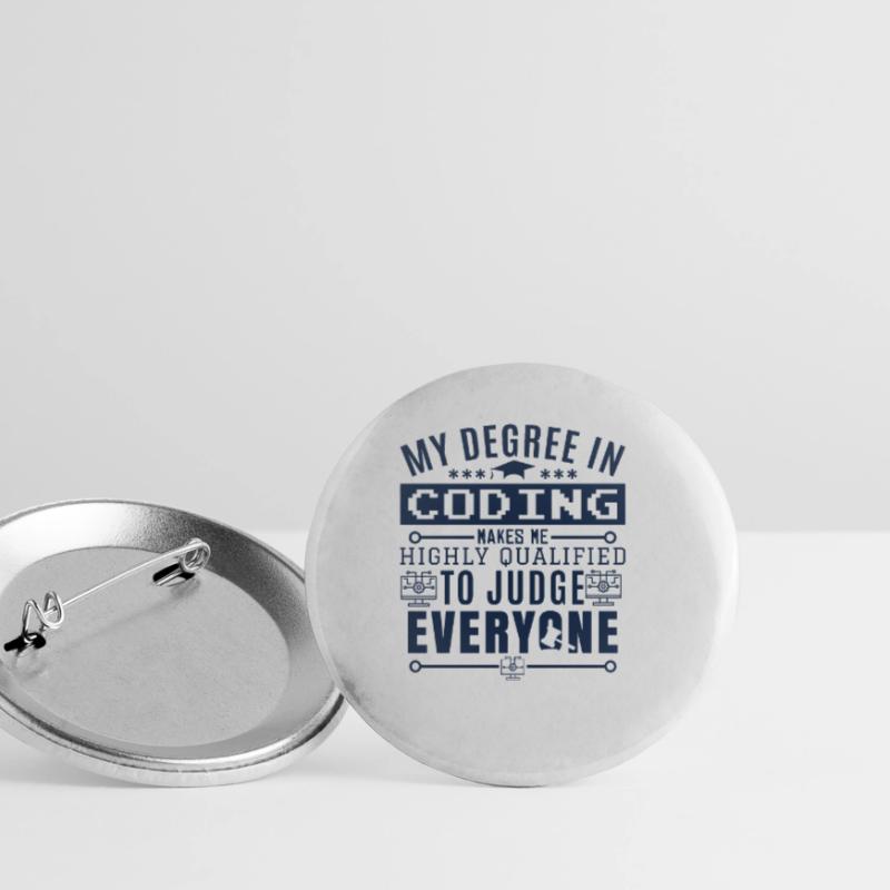 Coder | Programmer | Software Developer Buttons small 1''/25 mm (5-pack)