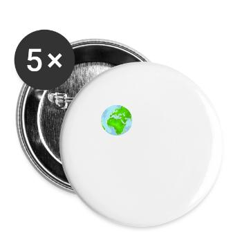 Rotation Of The Earth Really Makes My Day Funny - Buttons small 1''/25 mm (5-pack) - white - Front