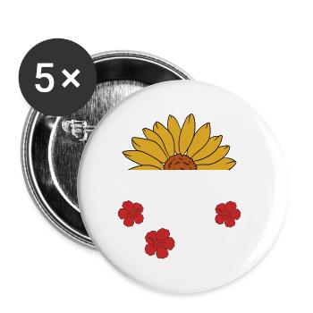 Trust Me I'm A Florist - Buttons klein 25 mm (5er Pack) - Weiß - Vorne