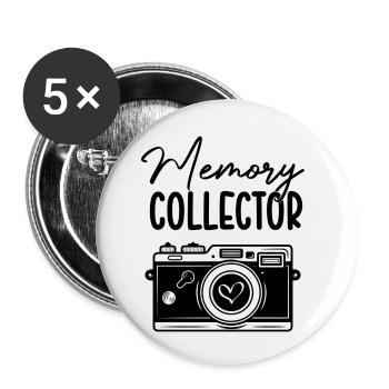 Fotograf Fotografie Geschenk Spruch lustig - Buttons klein 25 mm (5er Pack) - Weiß - Vorne