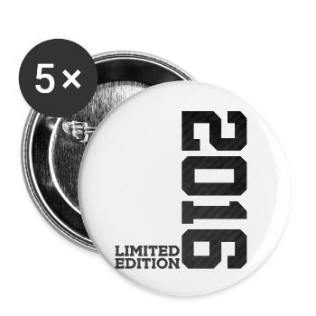 10TH ANNIVERSARY LIMITED EDITION 2016 - Buttons small 1''/25 mm (5-pack) - white - Front
