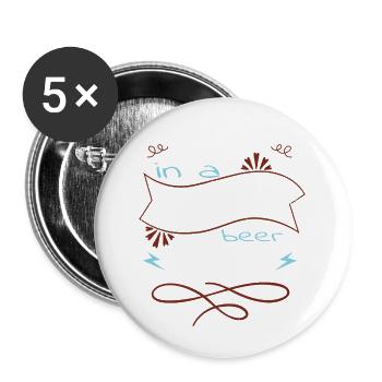 Birthday Health Informatics Specialist Tshirts - Buttons small 1''/25 mm (5-pack) - white - Front