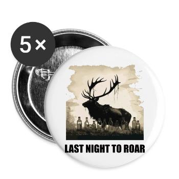 Last night in freedom - Buttons small 1''/25 mm (5-pack) - white - Front