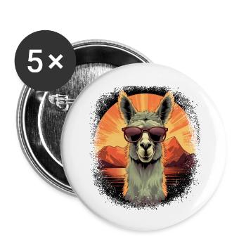 geek funny saying trendy humor artiodactyla - Buttons small 1''/25 mm (5-pack) - white - Front