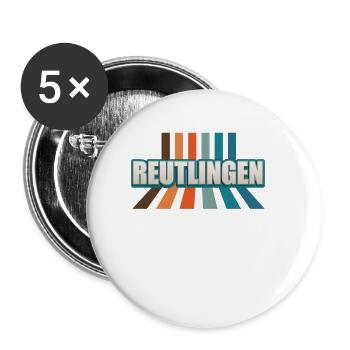 Reutlingerin Reutlinger Reutlingen - Buttons klein 25 mm (5er Pack) - Weiß - Vorne