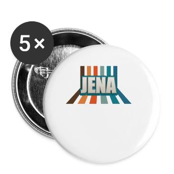 Jenaerin Jenaer Jena - Buttons small 1''/25 mm (5-pack) - white - Front