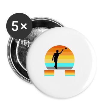 Hitting Holes and Crushing Souls - Buttons klein 25 mm (5er Pack) - Weiß - Vorne