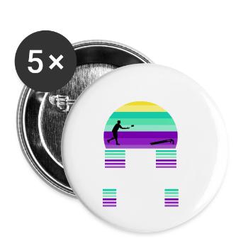 Hitting Holes and Crushing Souls - Buttons klein 25 mm (5er Pack) - Weiß - Vorne