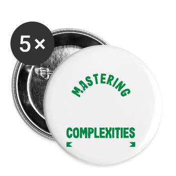 Tax Attorney Mastering the Complexities of Tax Law - Buttons small 1''/25 mm (5-pack) - white - Front