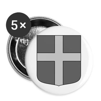 eng tactical shield - Buttons small 1''/25 mm (5-pack) - white - Front