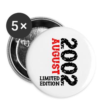 2002 August Limited Edition 21st Birthday Outfit - Buttons small 1''/25 mm (5-pack) - white - Front