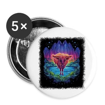 cool brisket sayings bachelorette grillking - Buttons klein 25 mm (5er Pack) - Weiß - Vorne