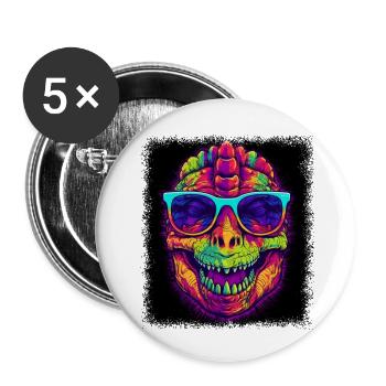 cute kangaroo costume joey gifts trex sayings - Buttons klein 25 mm (5er Pack) - Weiß - Vorne
