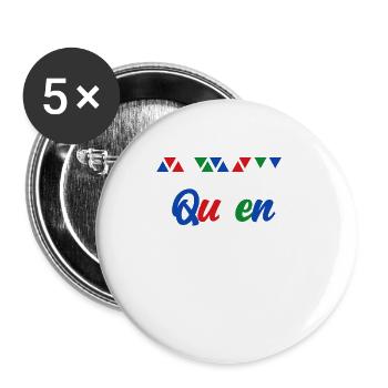 Soudan du Sud - Lot de 5 petits badges (25 mm) - blanc - Devant