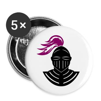 ritter - Buttons klein 25 mm (5er Pack) - Weiß - Vorne