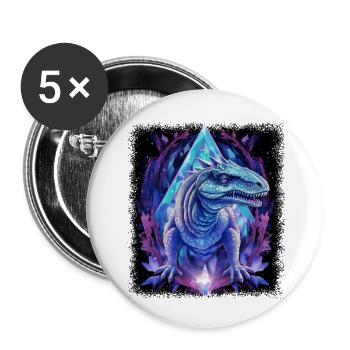 t rex gift gift idea trex born in 2004 awesome - Buttons klein 25 mm (5er Pack) - Weiß - Vorne